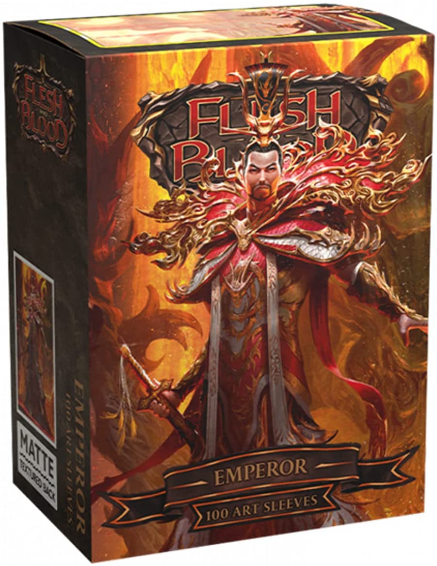 Dragon Shield: Flesh & Blood - Emperor of Volcor - Art, Matte Card Sleeves (100ct