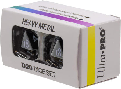 Ultra Pro - Vivid Heavy Metal D20 - Negro