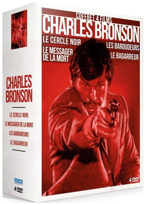 Charles bronson - 4 films : le cercle noir + le messager de la mort + les baroudeurs + le bagarreur
