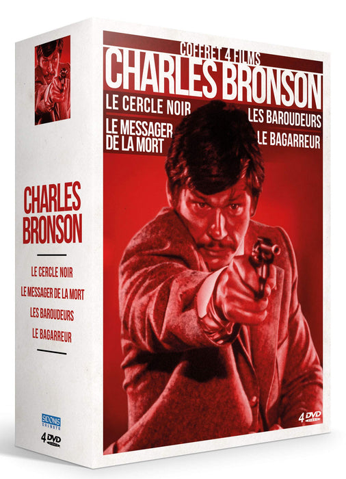 Charles bronson - 4 films : le cercle noir + le messager de la mort + les baroudeurs + le bagarreur