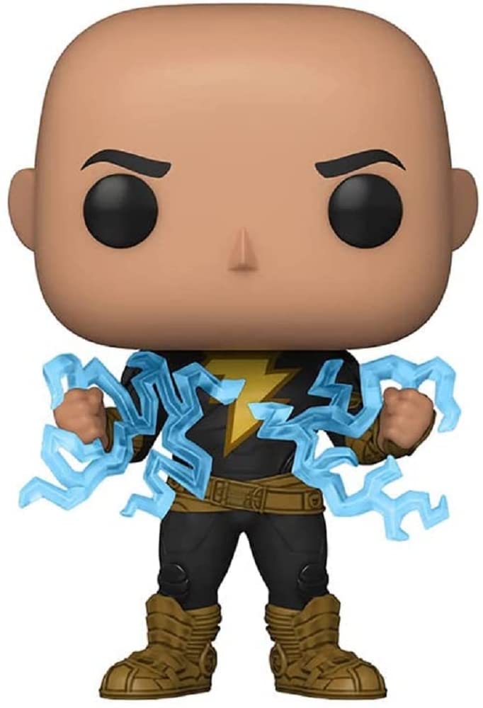 Funko POP! Movies: DC - Black Adam With Lightening Chest - 1/6 Odds for Rare Chase Variant - Collectable Vinyl Figure - Gift Idea - Official Merchandise - Toys for Kids & Adults - Movies Fans