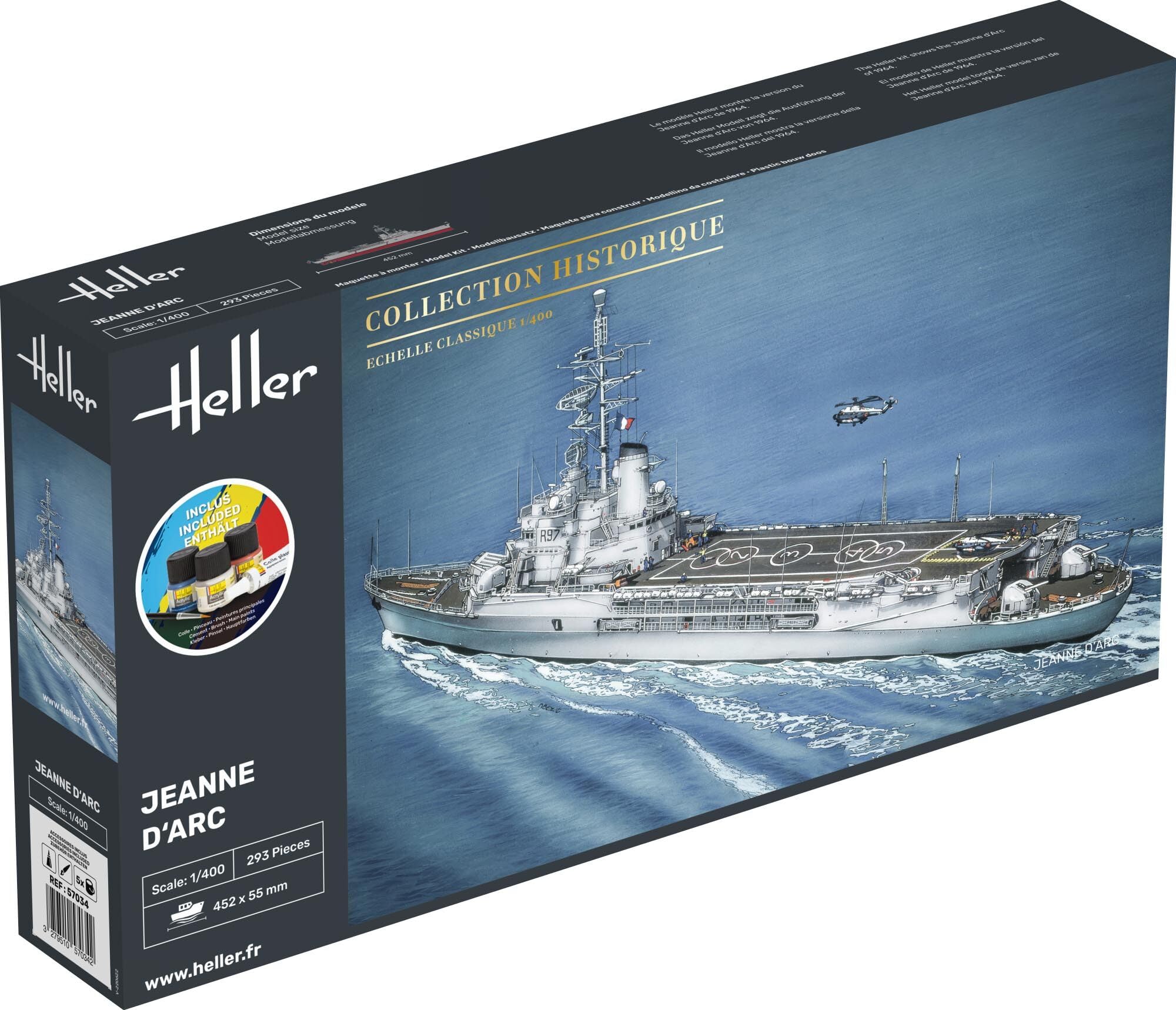 heller - 1/400 Starter Kit Jeanne D'archel57034