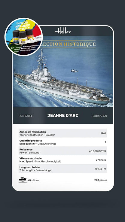 heller - 1/400 Starter Kit Jeanne D'archel57034