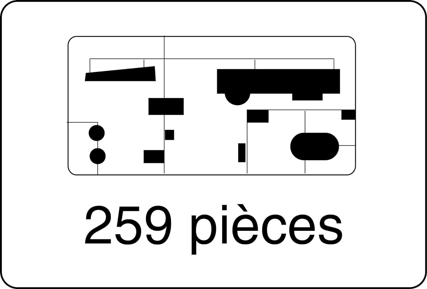 Heller HEL81142 Model Kit, Various