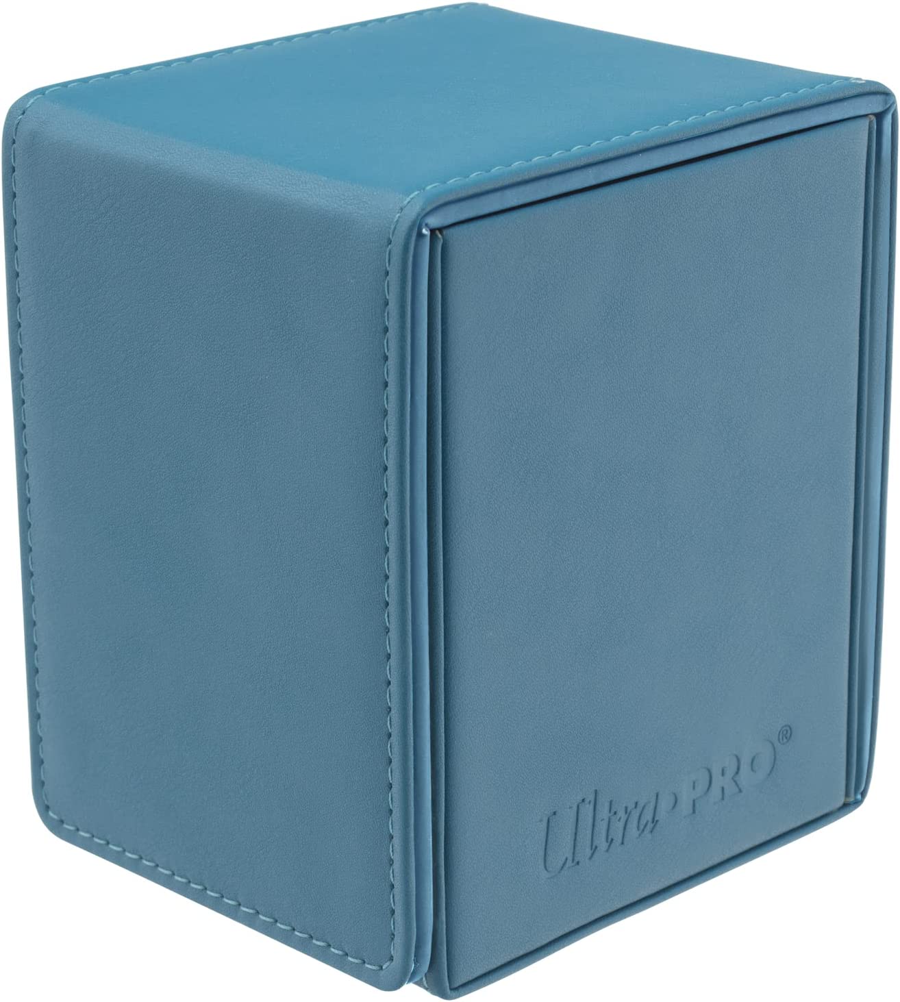 Ultra Pro - Vivid Alcove Flip Card Deck Box (Teal) - Stores & Protects Up To 100 Standard Size Collectible Cards, Baseball Cards, Gaming Cards, Sports Cards or Any Standard Size Cards In Collections