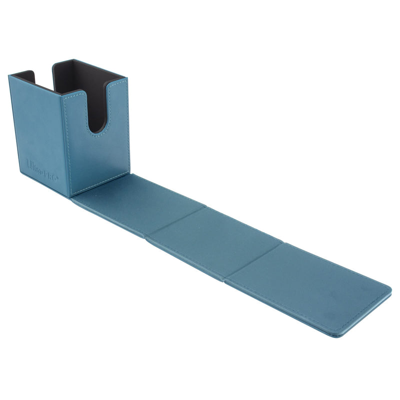 Ultra Pro - Vivid Alcove Flip Card Deck Box (Teal) - Stores & Protects Up To 100 Standard Size Collectible Cards, Baseball Cards, Gaming Cards, Sports Cards or Any Standard Size Cards In Collections