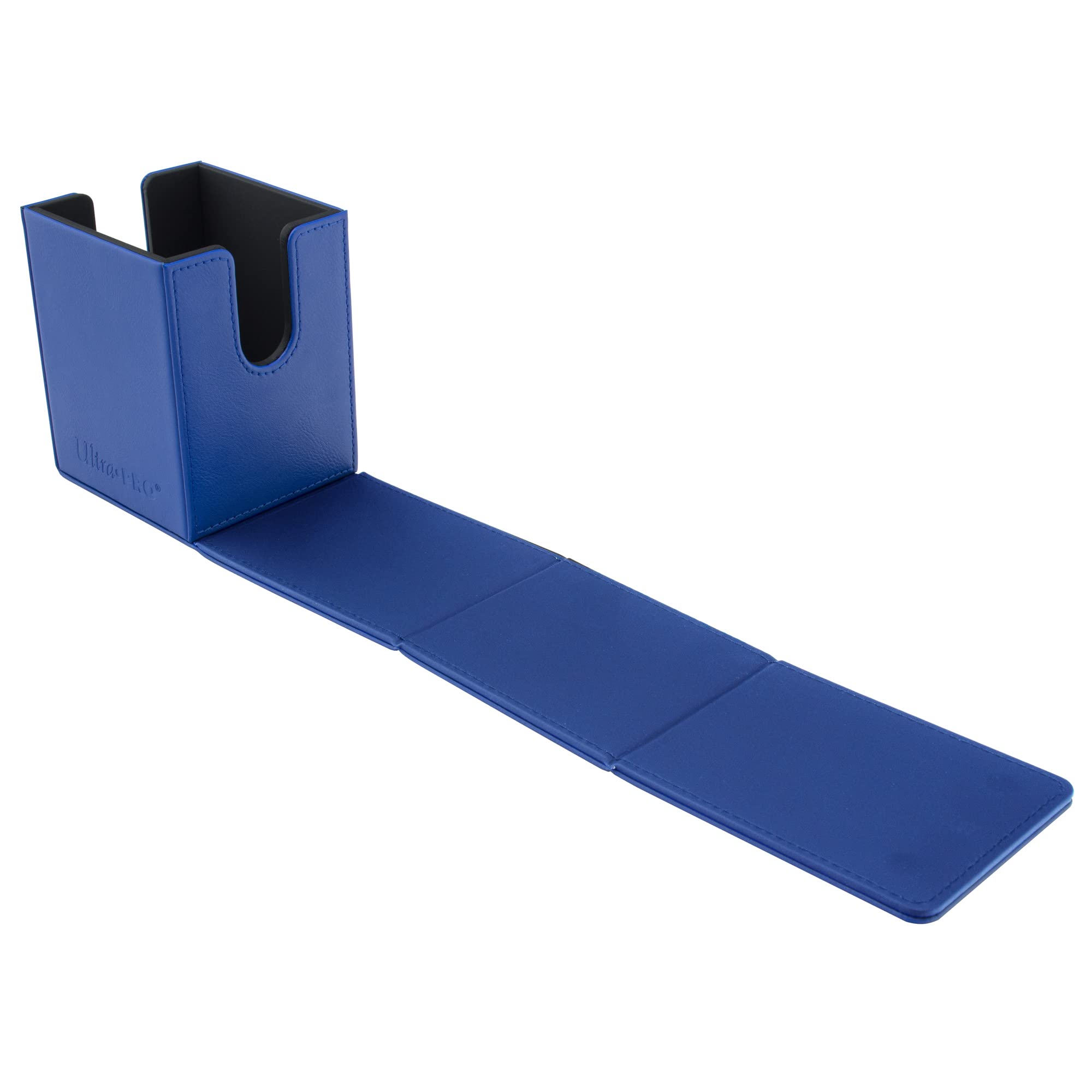 Ultra Pro - Vivid Alcove Flip Card Deck Box (Blue) - Stores & Protects Up To 100 Standard Size Collectible Cards, Baseball Cards, Gaming Cards, Sports Cards or Any Standard Size Cards In Collections