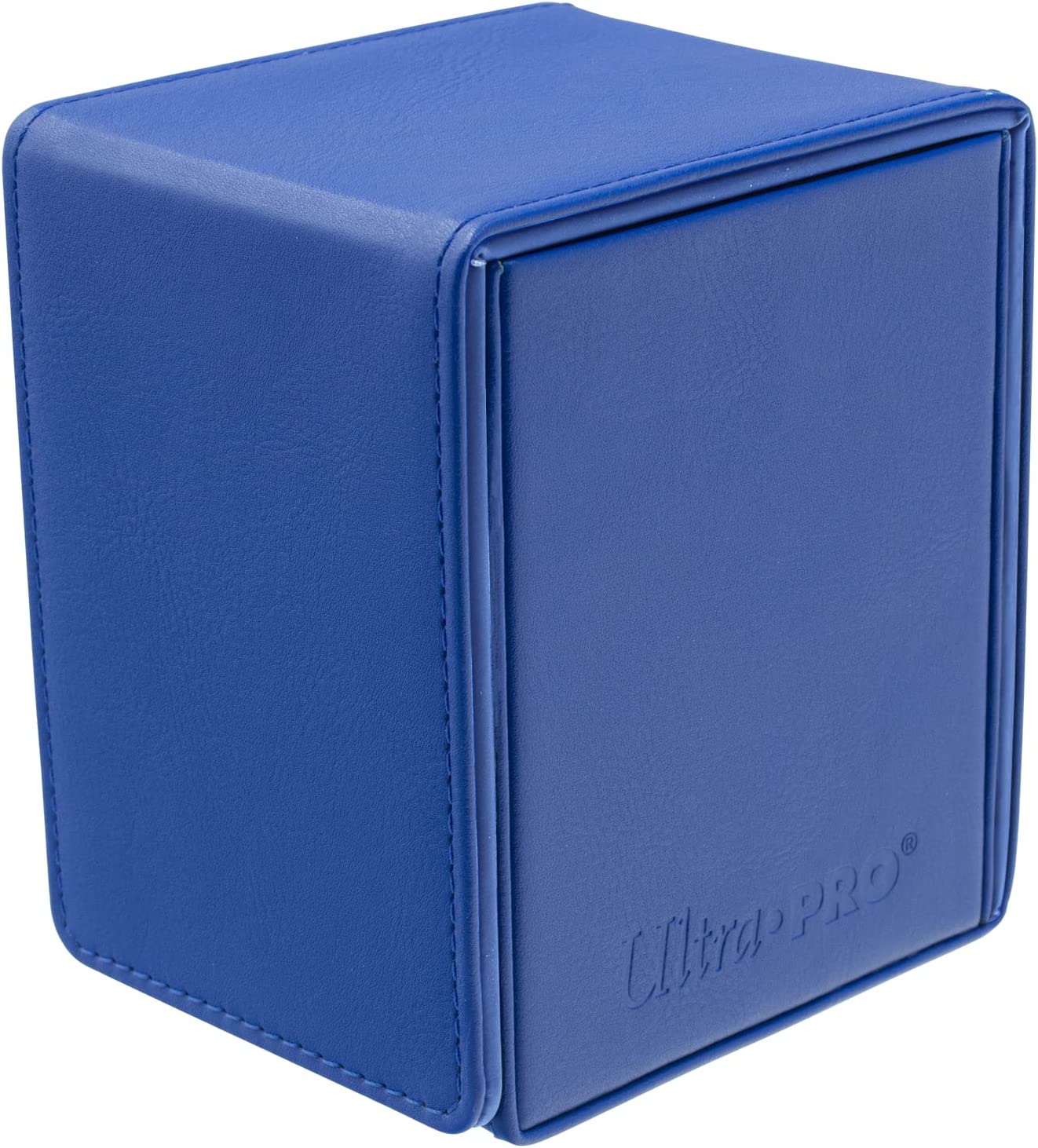 Ultra Pro - Vivid Alcove Flip Card Deck Box (Blue) - Stores & Protects Up To 100 Standard Size Collectible Cards, Baseball Cards, Gaming Cards, Sports Cards or Any Standard Size Cards In Collections