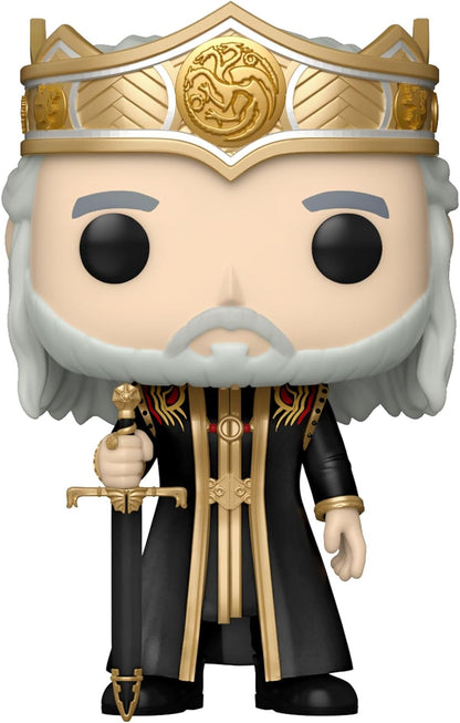 Funko POP! TV: HotD - King Viserys Targaryen Targaryen - House Of the Dragon - Collectable Vinyl Figure - Gift Idea - Official Merchandise - Toys for Kids & Adults - TV Fans