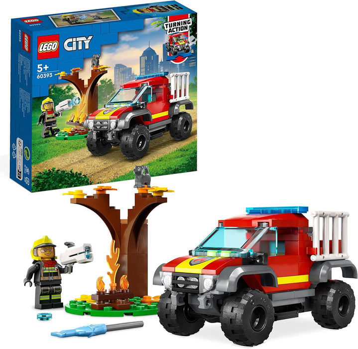 LEGO 60373 City Fire Rescue Boat Toy, Floats on Water, with Jetpack, Dinghy and 3 Minifigures, Everyday Hero Toys for Boys and Girls Aged 5+, Gift Idea