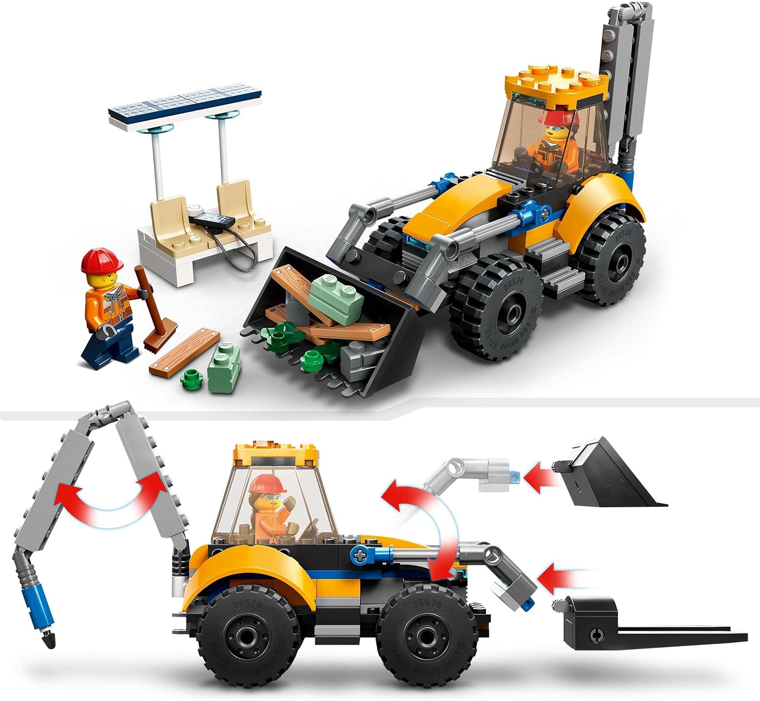Lego - Construction Digger ( 60385 )