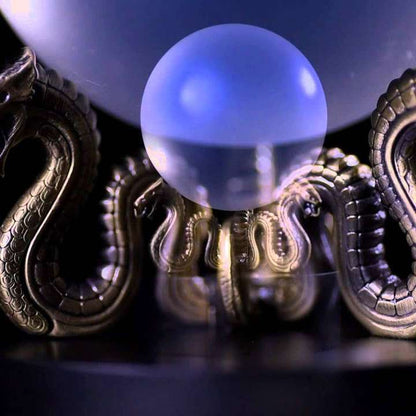 The Noble Collection Harry Potter The Prophecy Orb - 5in (13cm) Crystal Ball Prop Replica - Officially Licensed Harry Potter Film Set Movie Props Gifts