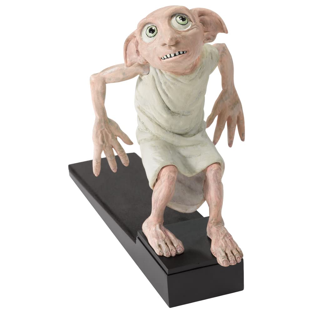 The Noble Collection Harry Potter Dobby Door Stopper - 6in (15cm) Hand Painted Resin and Wood Door Stop - Officially Licensed Film Set Movie Props Gifts