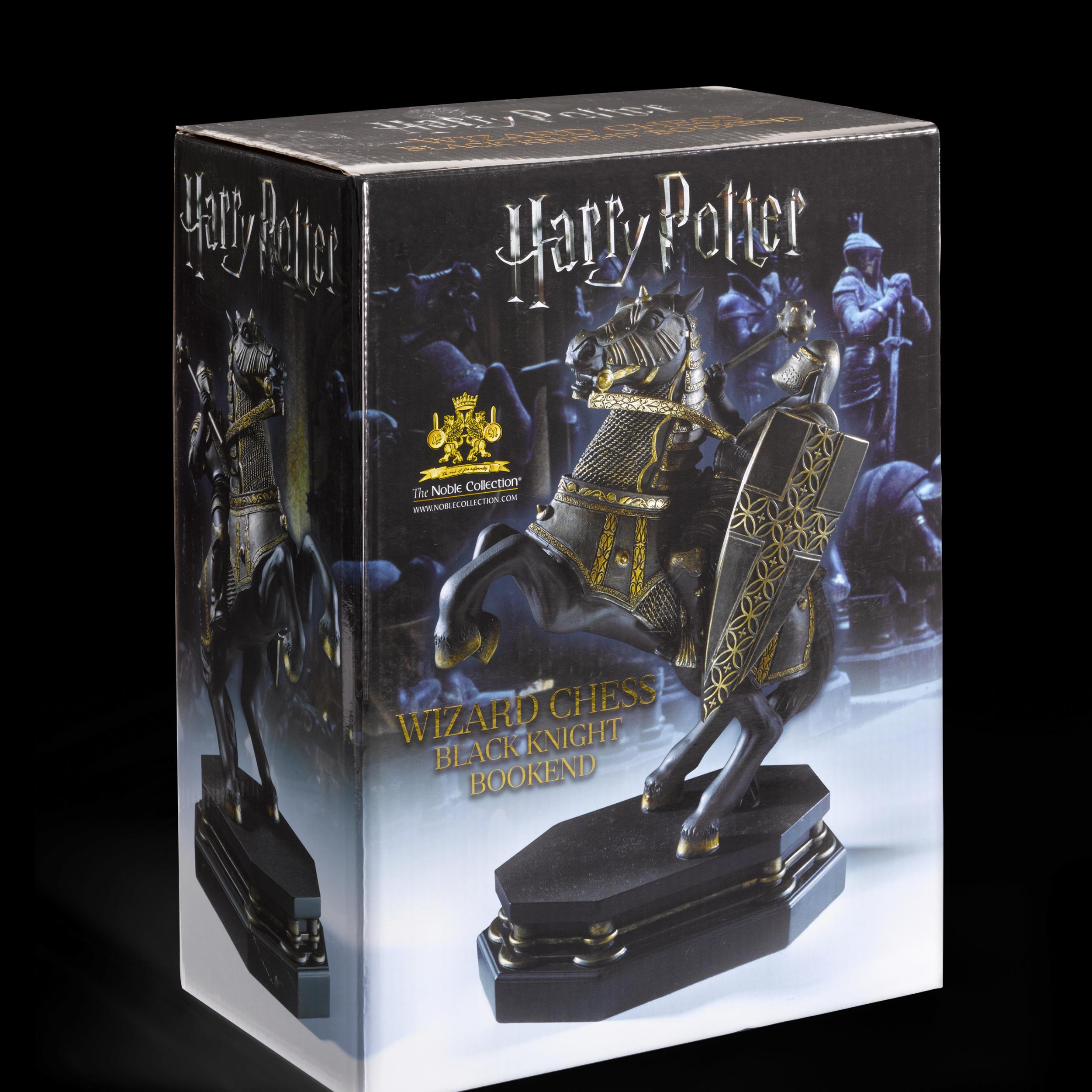The Noble Collection Harry Potter Black Knight Bookend - 12in (30cm) Hand Painted Bookend Sculpture - Harry Potter Film Set Movie Props Gifts One Size Multicolor