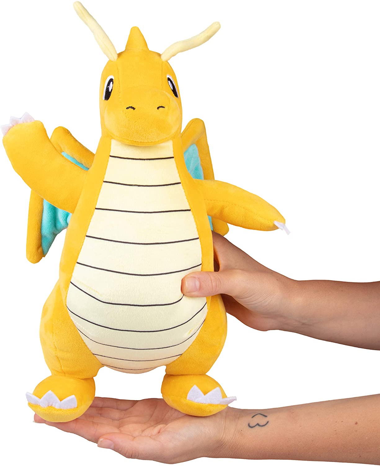 PoKéMoN Plush Toy Dragonite 30 cm, Exclusive New Pokemon for 2021, Officially Licensed by Pokemon