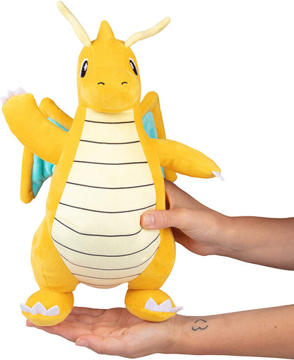 PoKéMoN Plush Toy Dragonite 30 cm, Exclusive New Pokemon for 2021, Officially Licensed by Pokemon