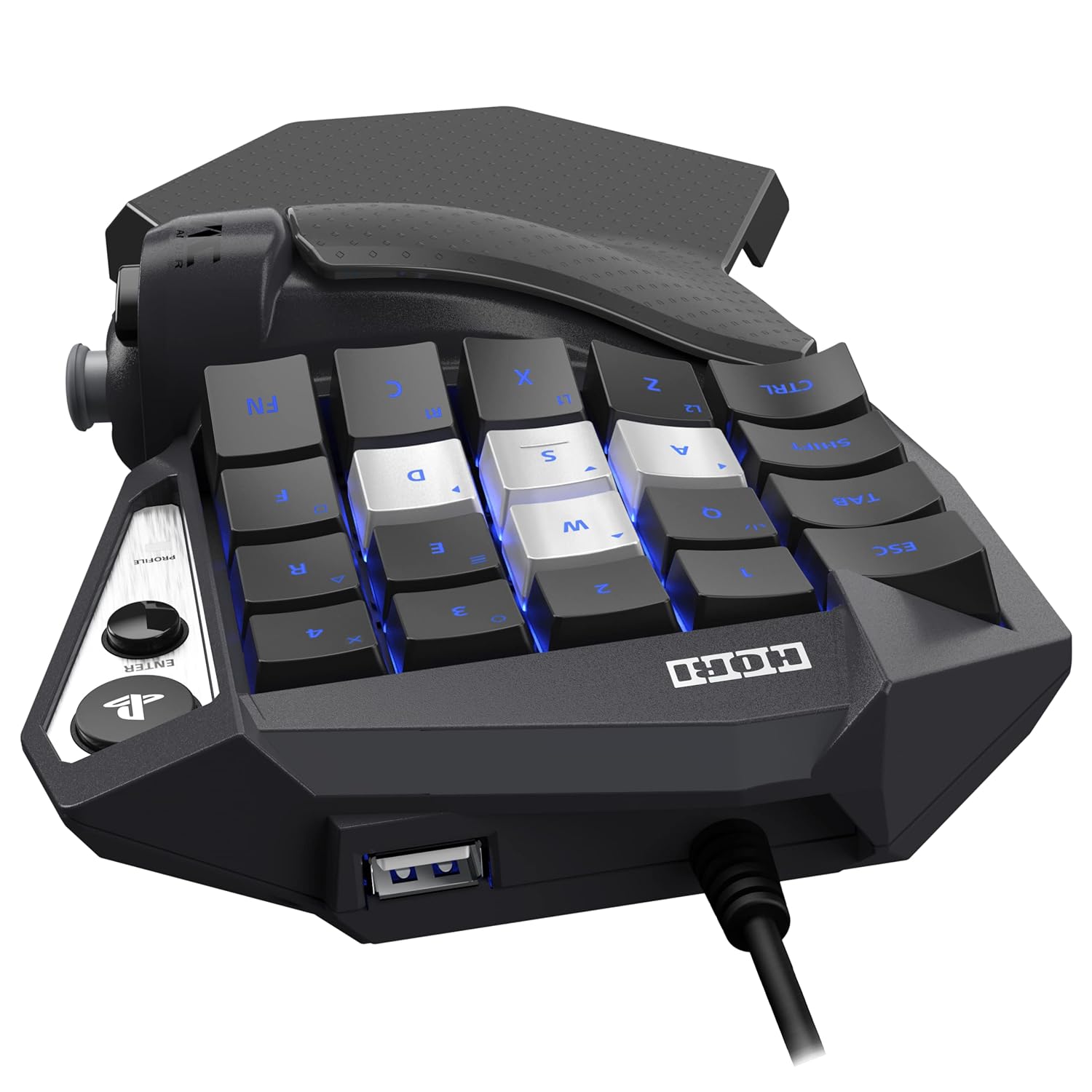 HORI Tactical Assault Commander for Playstation 5, Playstation 4 and PC - Programmable Keypad Controller for FPS and more - Officially Licensed by Sony