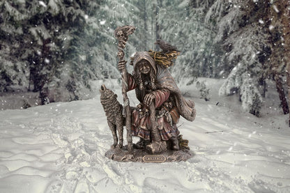 Nemesis Now Cailleach Bronze Figurine, 18.5cm