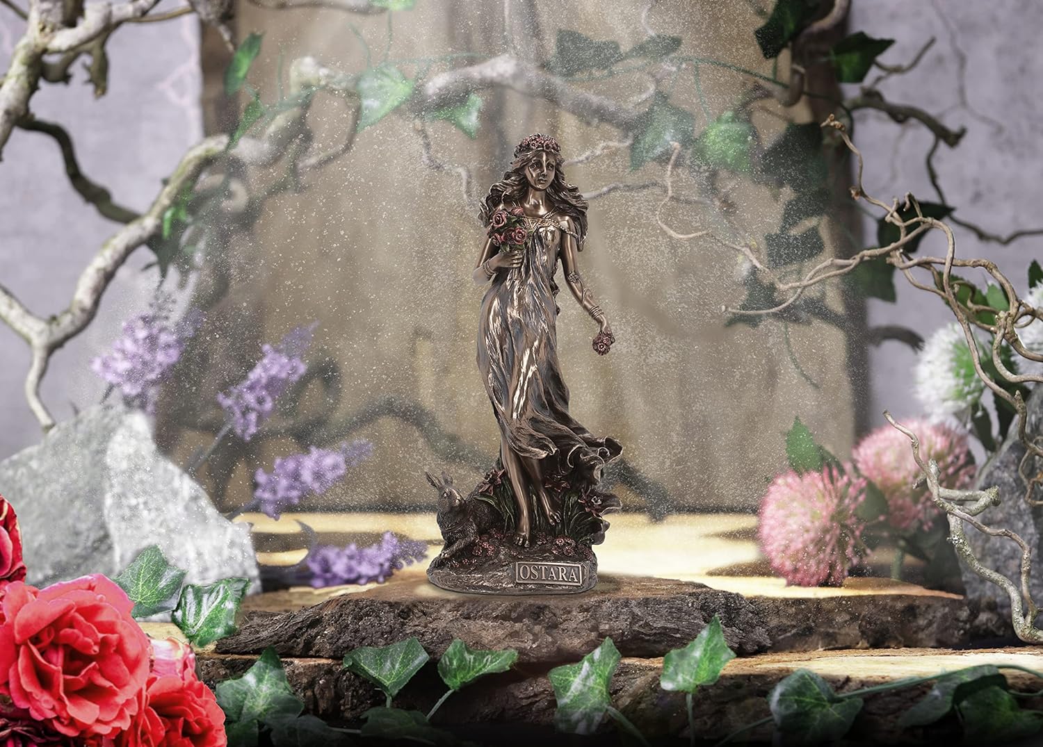 Nemesis Now Ostara Goddess of Spring and Dawn Bronze Figurine, 26.5cm