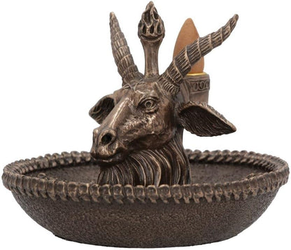 Baphomet`S Wealth Occult Backflow Incense Burner 13Cm