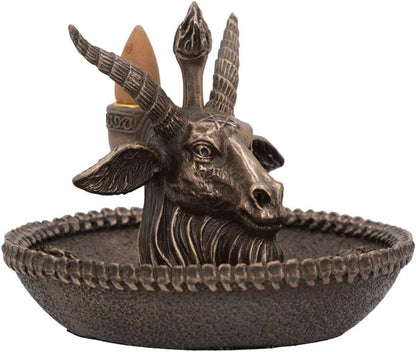 Baphomet`S Wealth Occult Backflow Incense Burner 13Cm