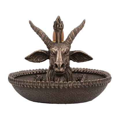 Baphomet`S Wealth Occult Backflow Incense Burner 13Cm