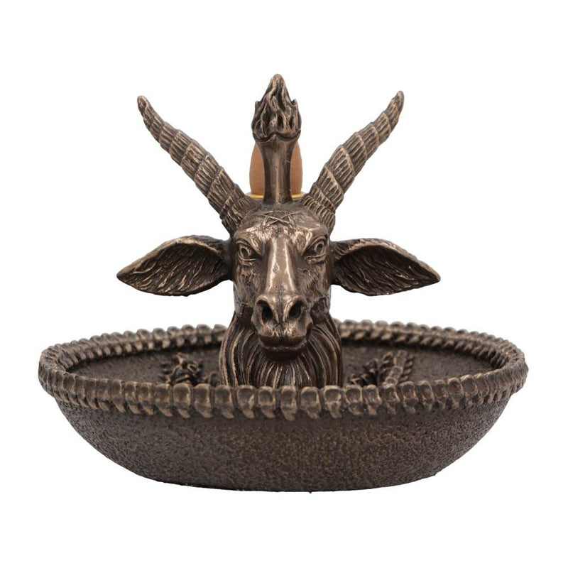 Baphomet`S Wealth Occult Backflow Incense Burner 13Cm