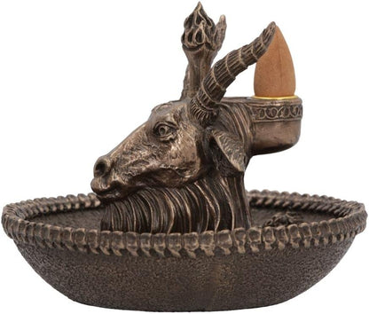 Baphomet`S Wealth Occult Backflow Incense Burner 13Cm