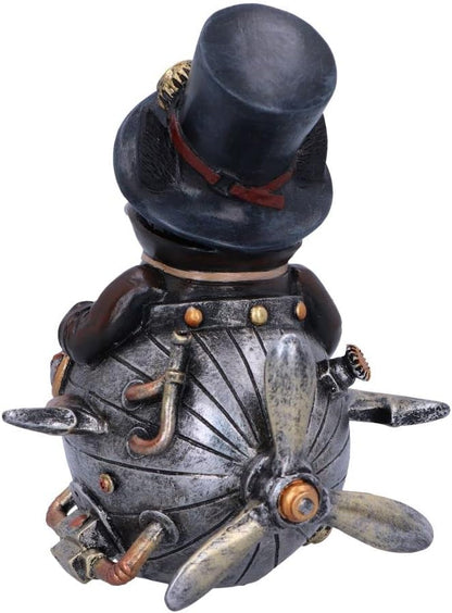 Nemesis Now Feline Invention Cat Figurine, Silver, 14.5cm