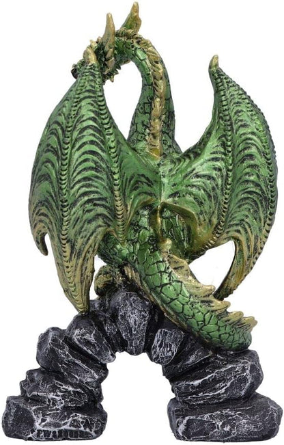Nemesis Now Haranu - Figura de dragón Verde, 15,5 cm