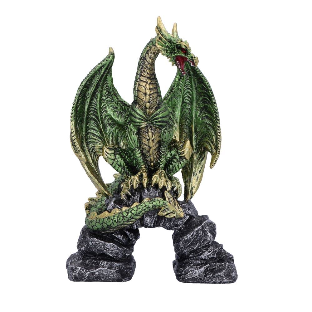 Nemesis Now Haranu - Figura de dragón Verde, 15,5 cm