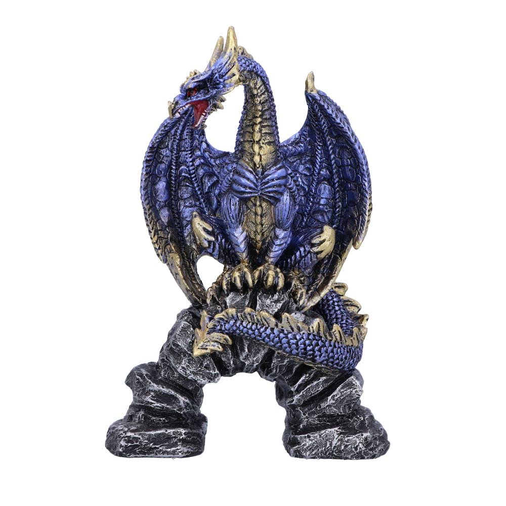 Nemesis Now Acko - Figura de dragón, Azul, 15,5 cm
