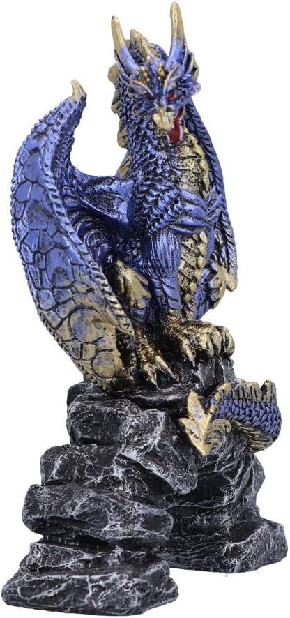 Nemesis Now Acko - Figura de dragón, Azul, 15,5 cm
