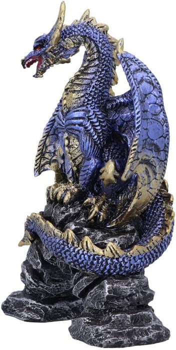 Nemesis Now Acko - Figura de dragón, Azul, 15,5 cm