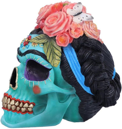 Nemesis Now, Calavera de Azucar, Blue, 19cm