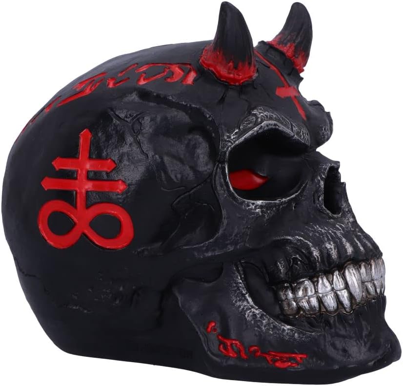Nemesis Now James Ryman Infernal Skull, Black, 20cm