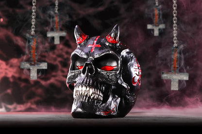 Nemesis Now James Ryman Infernal Skull, Black, 20cm