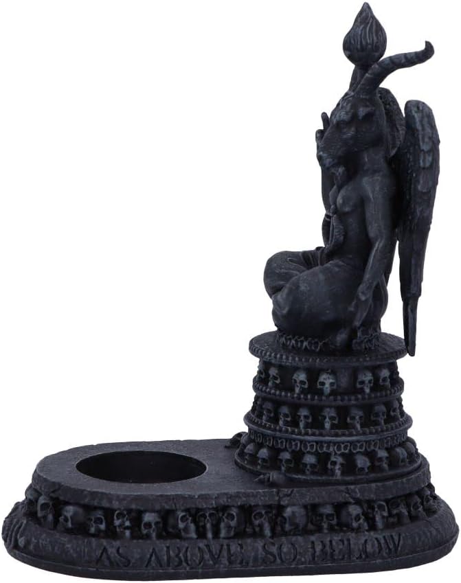 Exclusive Baphomet`S Devotion Tea Light Holder 17Cm