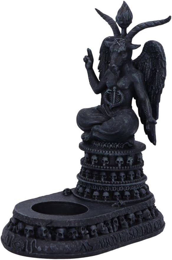 Exclusive Baphomet`S Devotion Tea Light Holder 17Cm