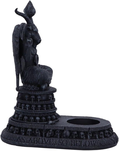 Exclusive Baphomet`S Devotion Tea Light Holder 17Cm