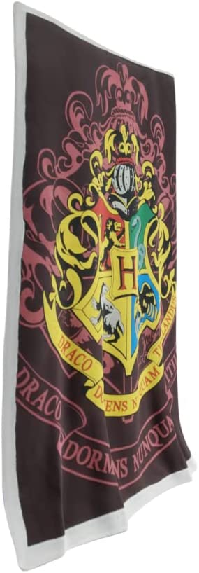 Harry Potter Hogwarts Crest Throw 100*150cm, Brown