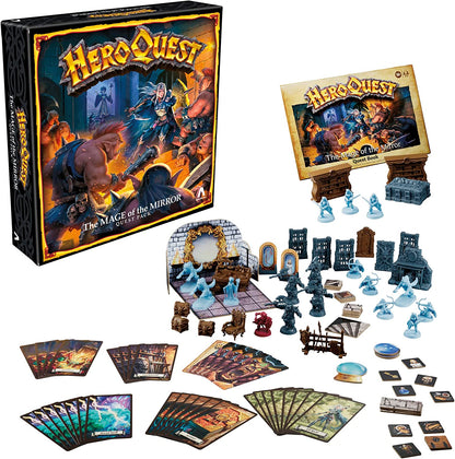 Heroquest The Mage of The Mirror Quest Pack, Juego de rol para Mayores de 14 años, Requiere el Sistema de Juego HeroQuest para Jugar