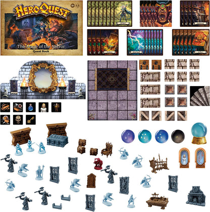 Heroquest The Mage of The Mirror Quest Pack, Juego de rol para Mayores de 14 años, Requiere el Sistema de Juego HeroQuest para Jugar