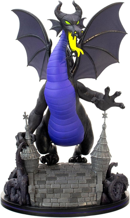 Quantum Mechanix Maleficent Dragon Q-Fig Max Elite Standard,Black & Purple