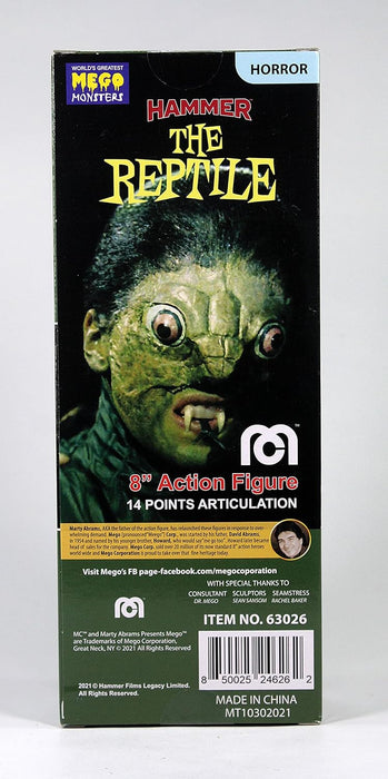 Mego Hammer Horror The Reptile 8" Action Figure (Boxed Version)