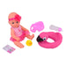 Baby Rose -Trinken und Plaspop, 30 cm mit Accessoires