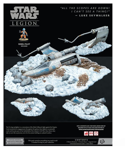 Star Wars Legion Crashed X-Wing Terrain