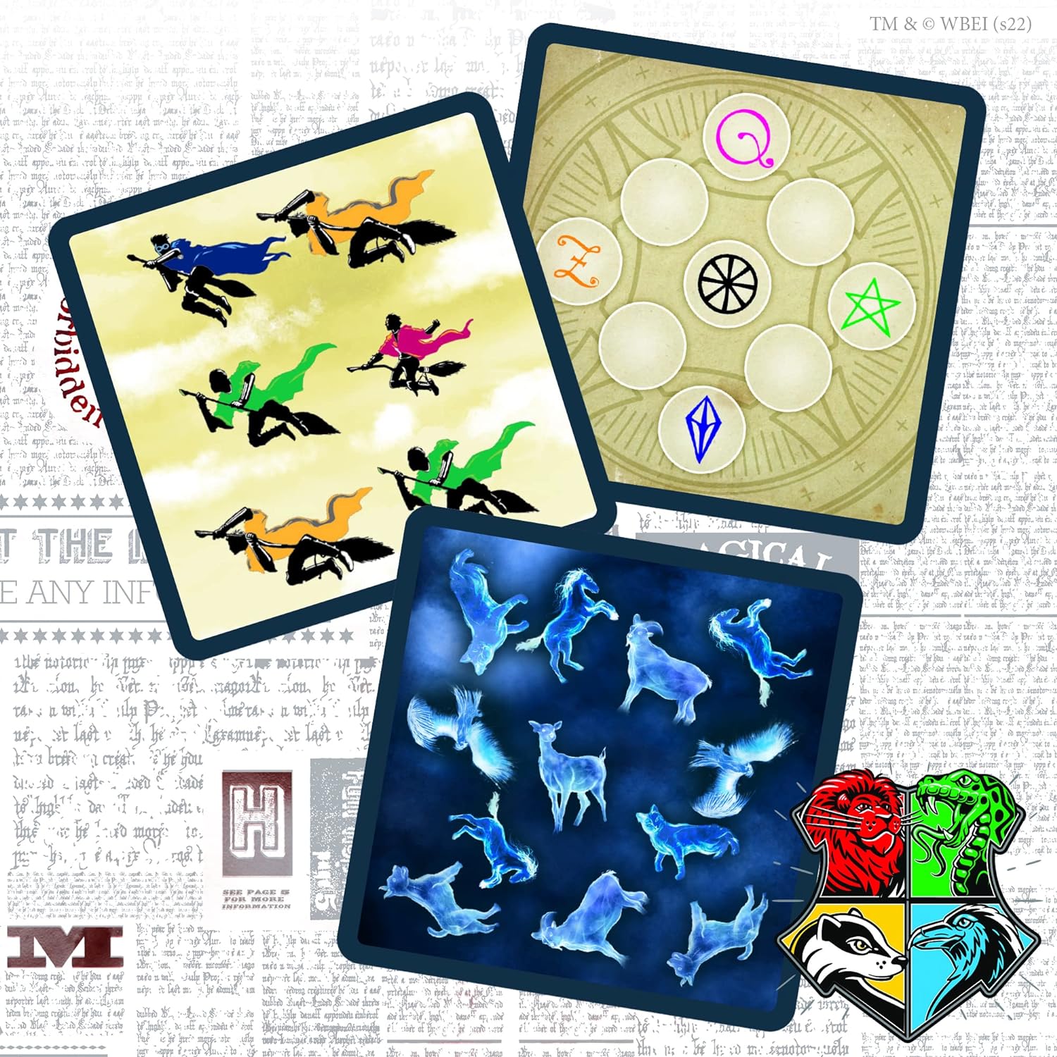 Asmodee Zygomatic | Cortex: Harry Potter | Card Game | Ages 8+ | 2-6 Players | 15+ Minutes Playing Time