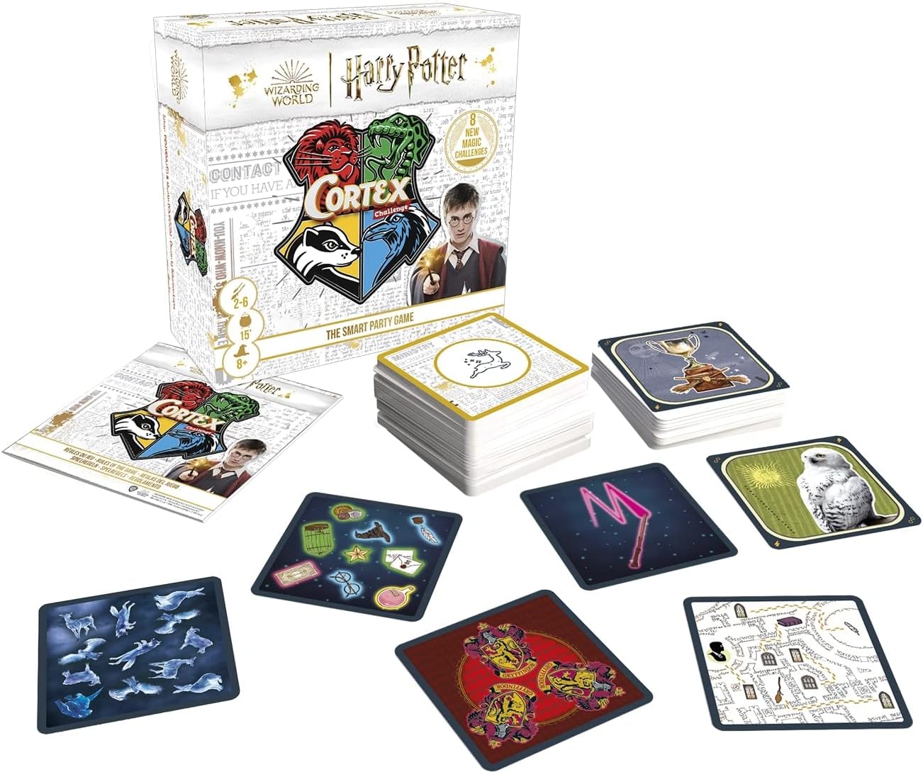 Asmodee Zygomatic | Cortex: Harry Potter | Card Game | Ages 8+ | 2-6 Players | 15+ Minutes Playing Time