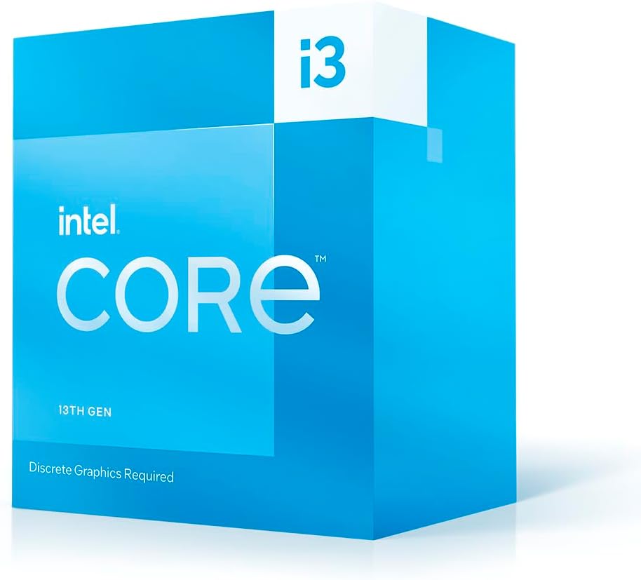 Intel® Core™ 13. Generation i3-13100F Desktop Prozessor (4 Core (4 P-Core), 12 MB Cache, up to 4,5 GHz, LGA1700